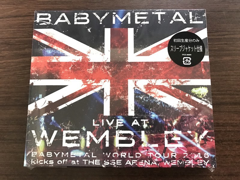 BABYMETAL LIVE AT WEMBLEYライブ盤