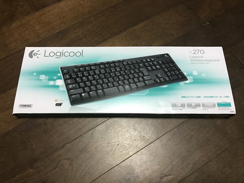 Logicool ロジクール ワイヤレスキーボード K270