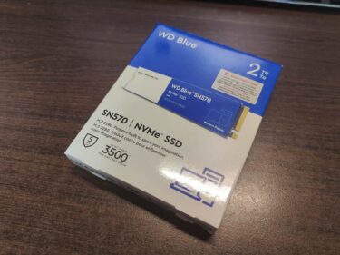Western Digital Blue SN570 2TBを購入
